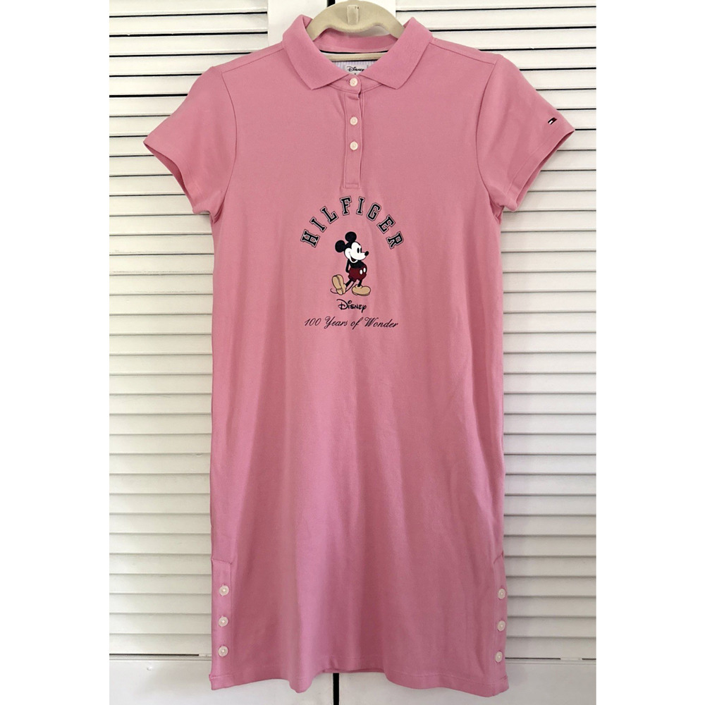 Disney x Tommy Hilfiger Girls Dress L 12/14 Mickey Mouse 100 Years of Wonder NWT
